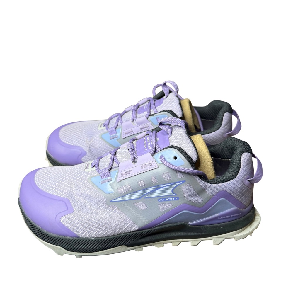 Altra Lone Peak All-Wthr Low 2 Purple AL0A7R71254 Women'S 7 Trail Running Shoes
